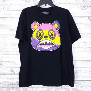Baws Mens Shirt XL Black Short Sleeved Tee 484A